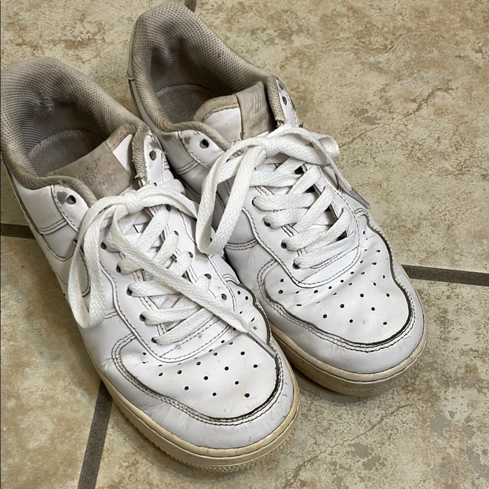 Nike Air Force 1 White Athletic Sneakers